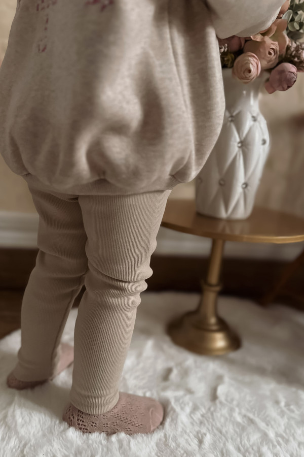 Legginsy Soft beż 3