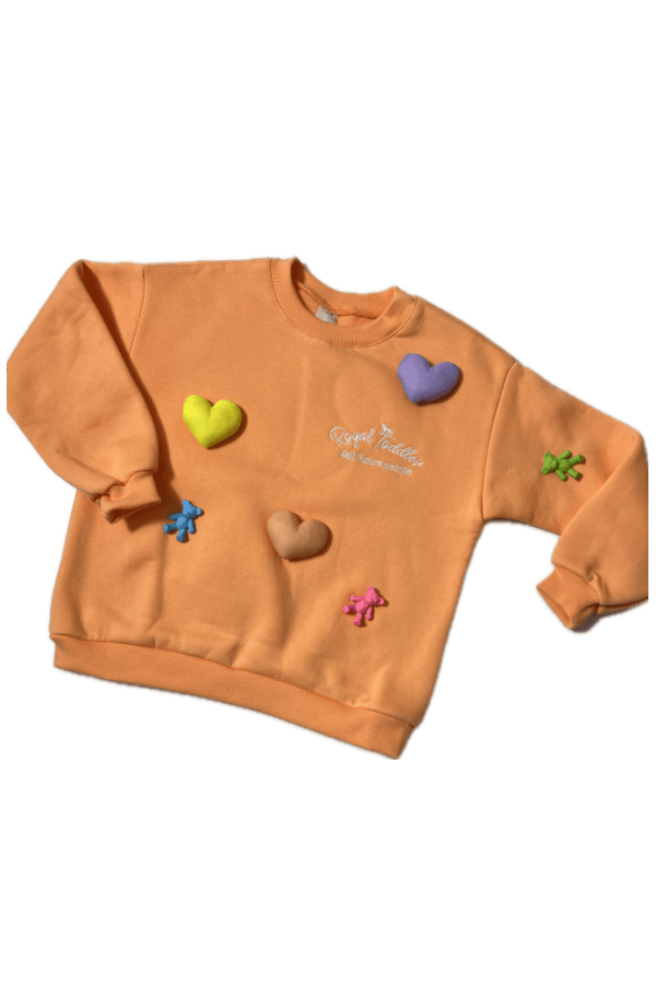 Bluza LOVE BABY pomarańczowa